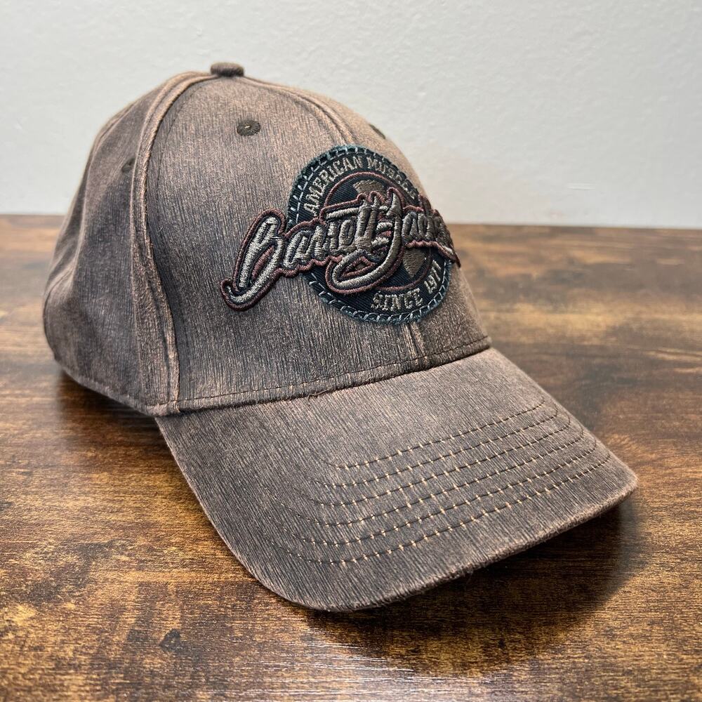 Ahead Barrett Jackson Hat American Muscle Car Brown Adjustable Strap Classic Cut